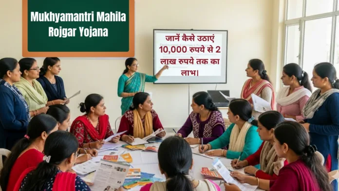 Mukhyamantri Mahila Rojgar Yojana